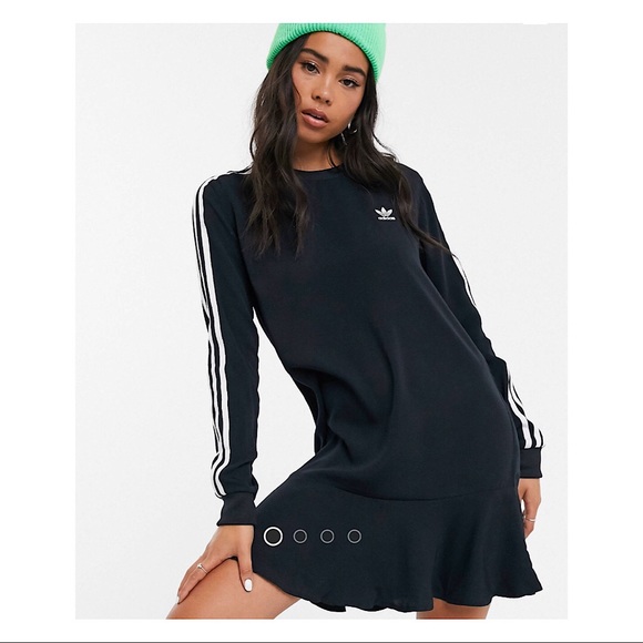adidas flare dress